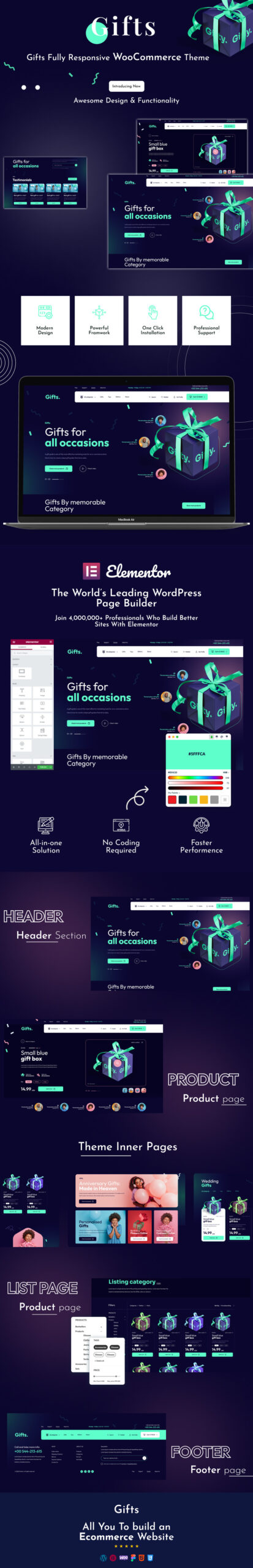 Gifts - Crafts & Photo Art Elementor WordPress Theme - Features Image 1