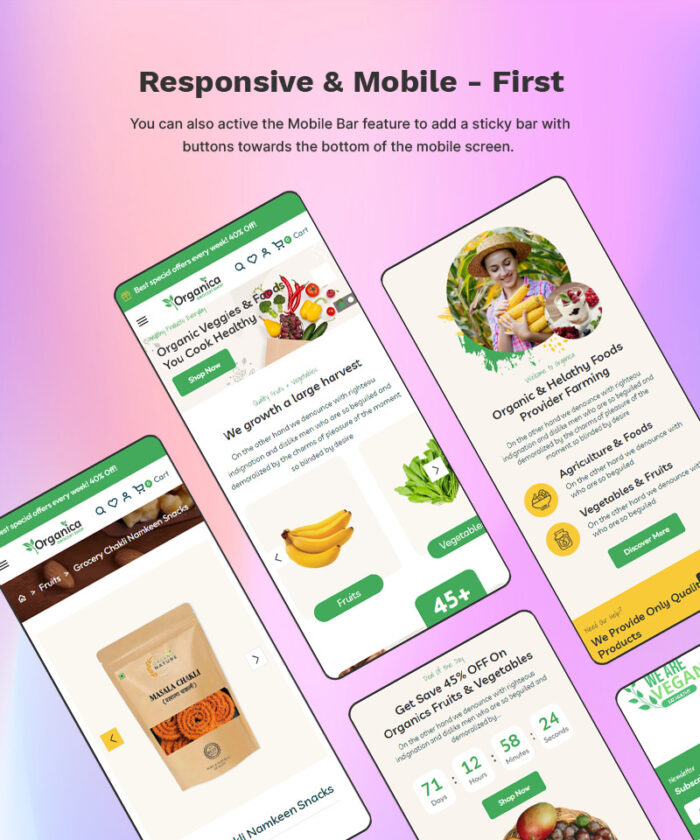 Organica - Organic Fruit & Grocery Store High level Shopify 2.0 Multi-purpose Responsive Theme - Features Image 7