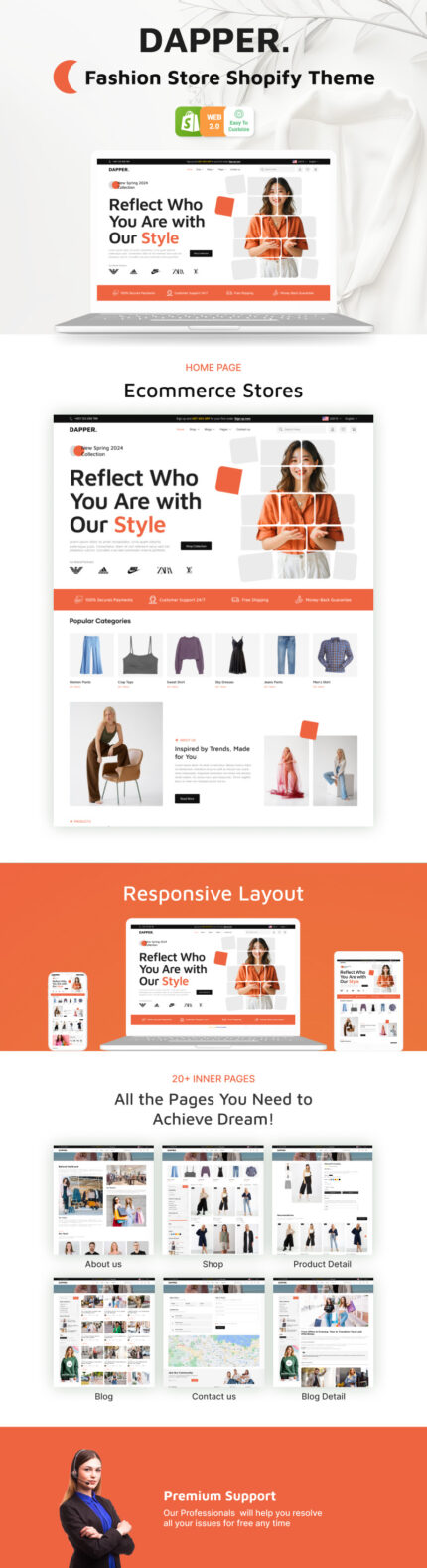 Dapper - Fashion Beauty & Clothing Store Shopify Theme - Features Image 1