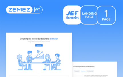 Easigo - Clean Corporate Jet Elementor Template