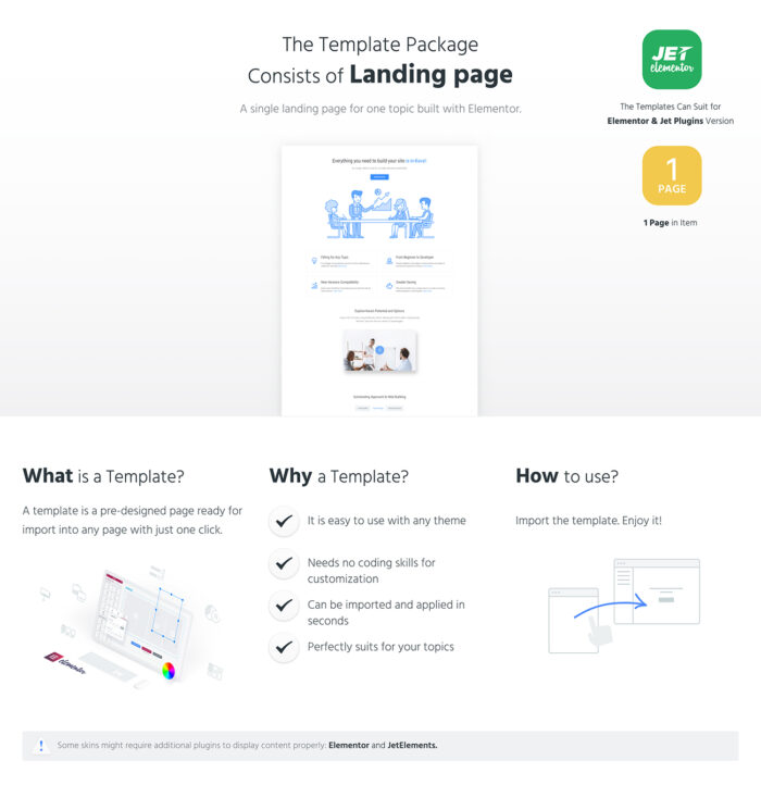 Easigo - Clean Corporate Jet Elementor Template - Features Image 1