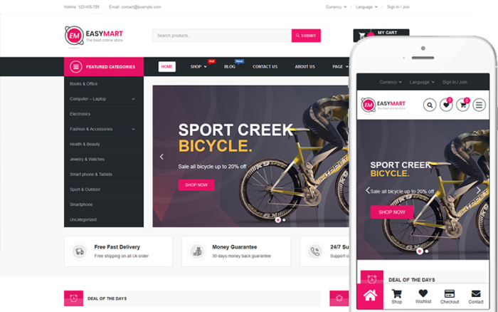 EasyMart - Multipurpose Theme WooCommerce Theme