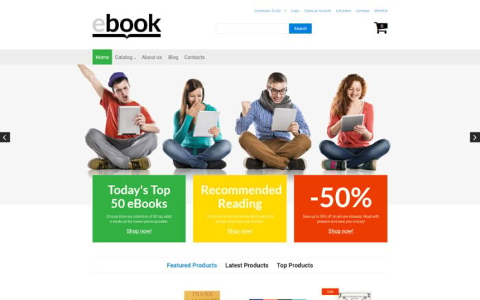 ebook VirtueMart Template