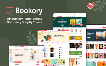 Ap Bookory- Book shop & Stationery Shopify Theme - Features Image 1