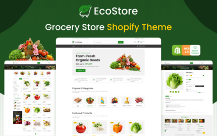 EcoStore - The Vegetables, Supermarket & Organic Food eCommerce Shopify Theme