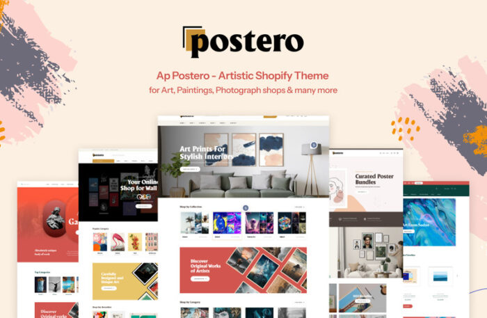 Ap Postero - Art & Paintings Shop Shopify Theme - Features Image 1