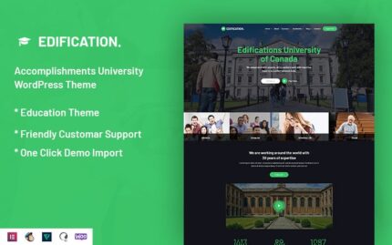 Edification - Accomplishments University WordPress Theme