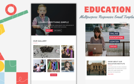 Education – Multipurpose Responsive Email Template