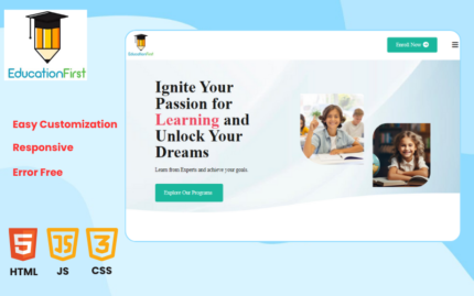 EducationFirst-Landing Page