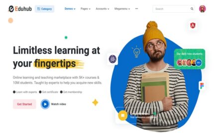 Eduhub – LMS, Education and Course Template