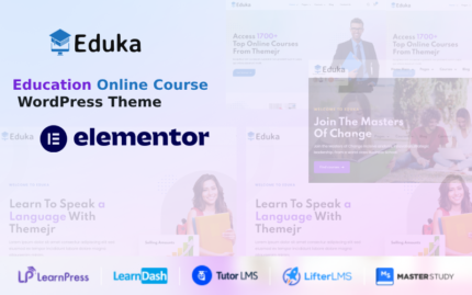 Eduka - Education & Online Course WordPress Theme