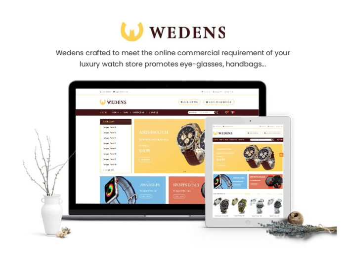 Wedens - Watch Theme WooCommerce Theme - Features Image 1