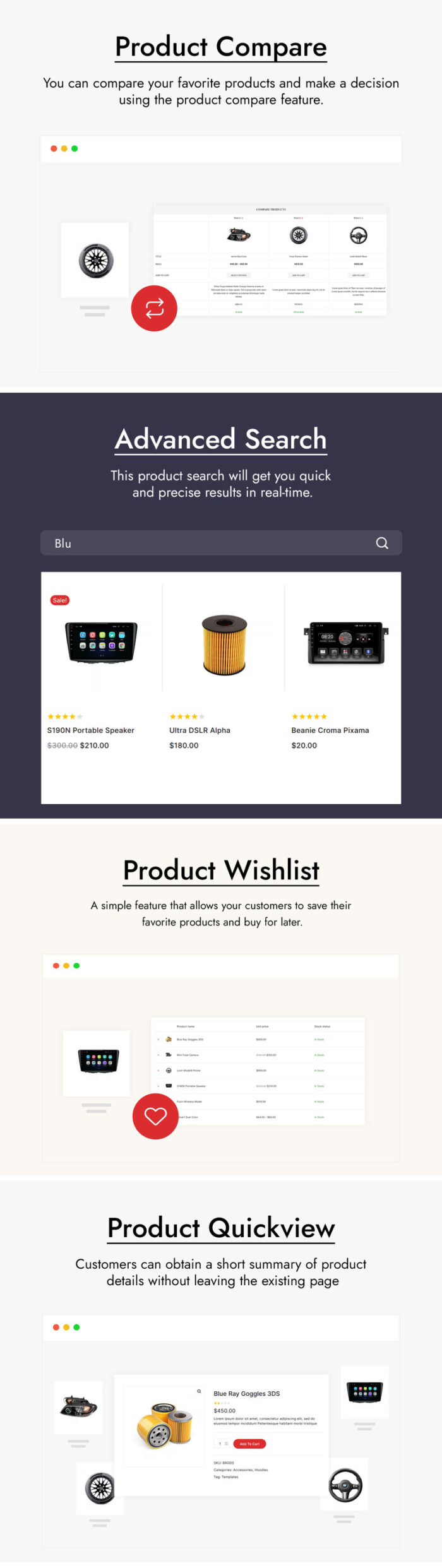 Xtrome - Auto and Spare Parts WooCommerce Theme - Features Image 2