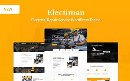 Electiman -  Electrical Repair Service WordPress Theme