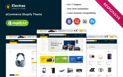 Electras - Electronics & Gadgets Ecommerce Shopify Theme