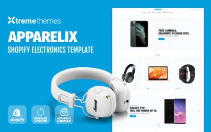 Electronics Shop on Shopify - Apparelix Shopify Theme