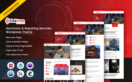 Elektree - Electrician & Repairing WordPress Theme