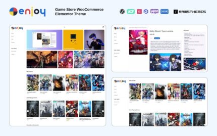 ENJOY - Game Store WooCommerce Theme