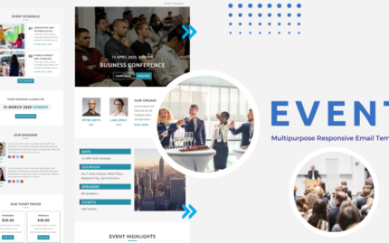 Events – Multipurpose Responsive Email Template