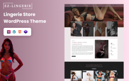 EZ Lingerie – The Ultimate Template for Luxury Lingerie Shops