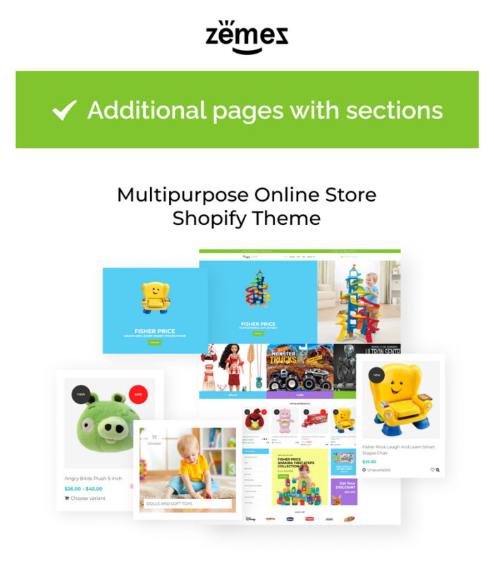 Happy Land - Toy Store Shopify Theme - Features Image 1