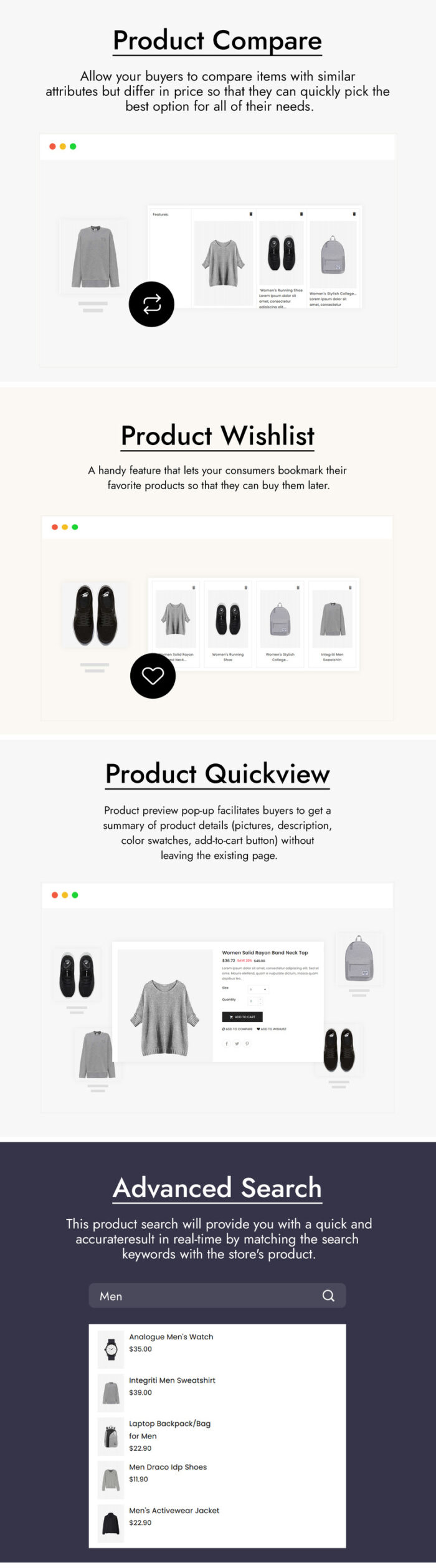 Stiple - Fashion and Accessories PrestaShop Theme - Features Image 2