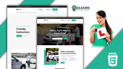 Dlearn Driving Traffic School HTML5 Website Template - Features Image 1