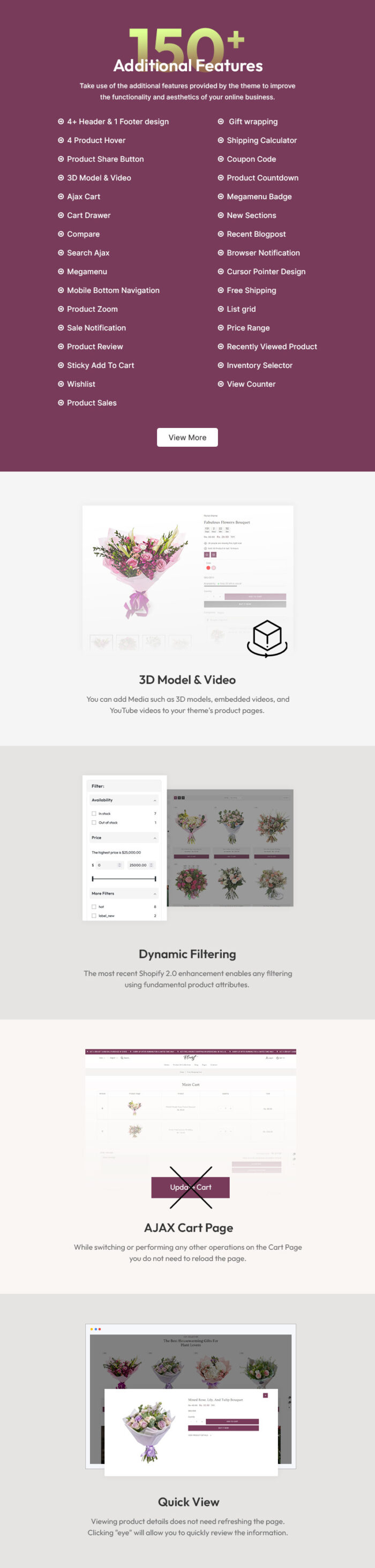 Florist - Flower & Valentine Gift Multipurpose Shopify 2.0 Responsive Theme - Features Image 5