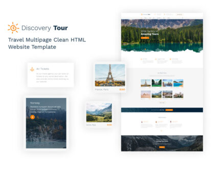 Discovery Tour - Travel Agency HTML5 Website Template - Features Image 1