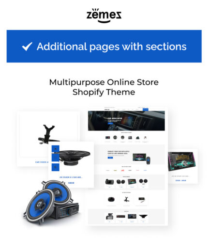 Audio Car - Car Audio Multipage Modern Shopify Theme - Features Image 1