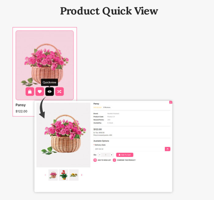 Flowerista - Elegant OpenCart 4.0.1.1 Template For Flower And Boutique Ecommerce Stores - Features Image 5