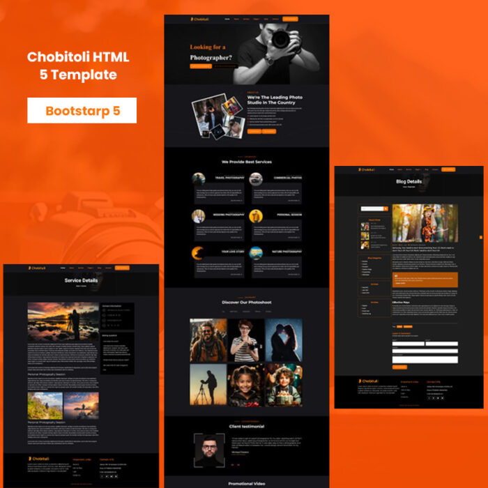 Chobituli - Photography HTML5 Template - Features Image 1