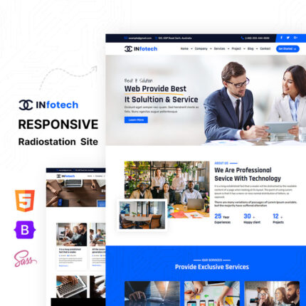 X-Infotech - Multipurpose Web Agency HTML5 Website Template - Features Image 1