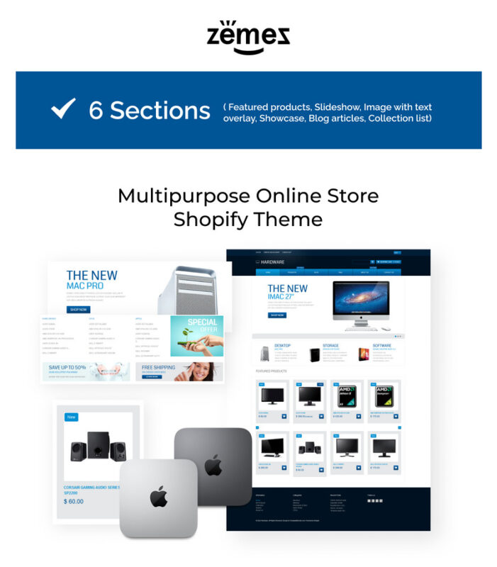 Computer Store and Software Shopify Theme - Features Image 1