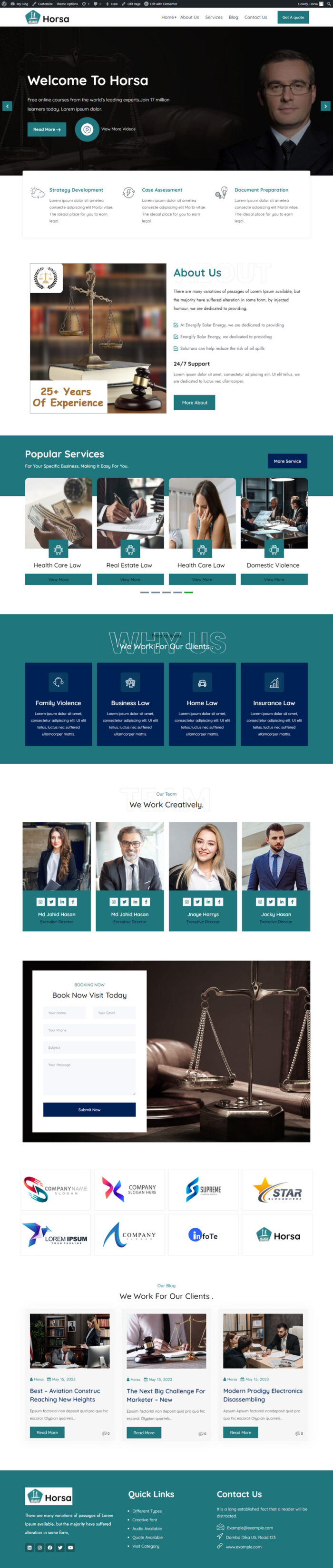 Horsa - Law Firm and Attorney Theme - Features Image 1