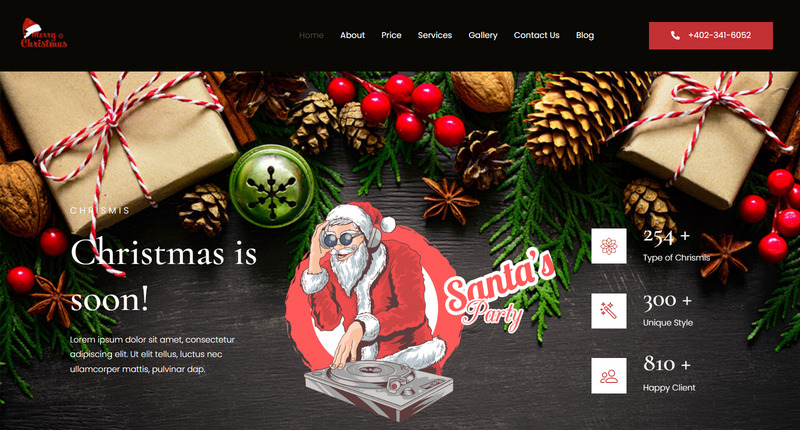 Christmas Landing   Wordpress  Elementor Templates - Features Image 1