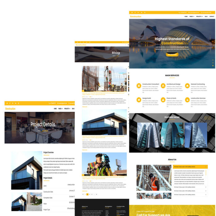 Xonstruction-Construction HTML Template - Features Image 1