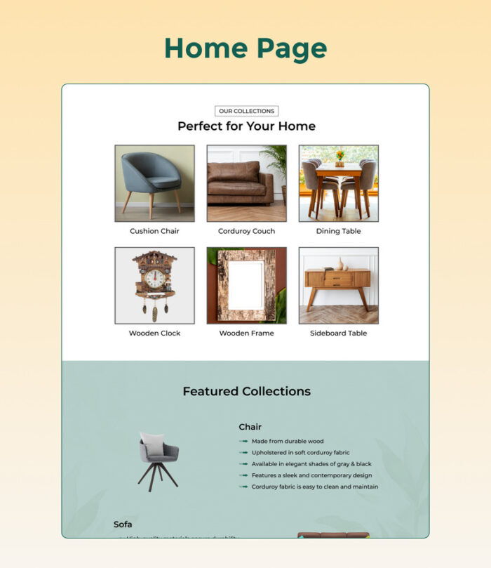 Highness - Furniture Shop Website Store Template - Features Image 2