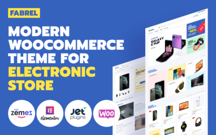 Fabrel - Electronics Store Online WooCommerce Theme