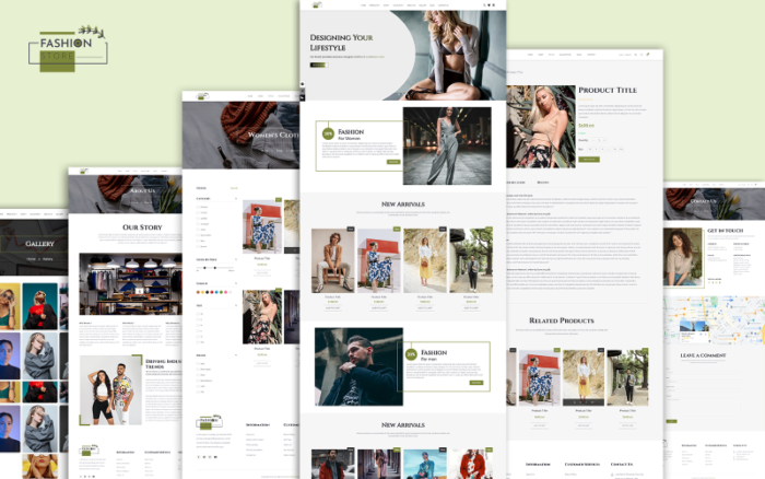 Fashion Store HTML template