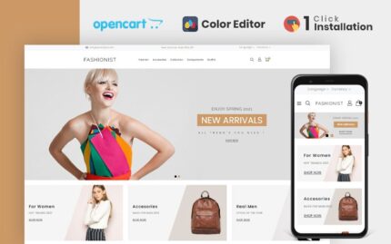 Fashionist Fashion Store OpenCart Template