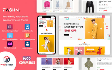 Fashn - Modern & Minimal Fashion WooCommerce Template