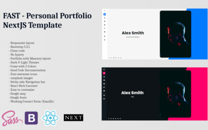 Fast - Personal Portfolio NextJs Template