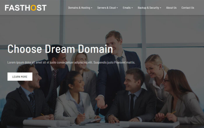 Fasthost - Web and Domain Hosting Website Template