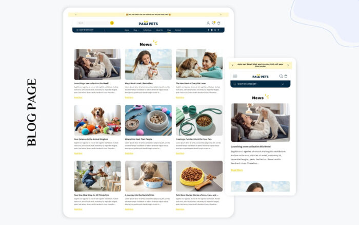 PawPets  - Best Shopify 2.0 Pets Theme - Features Image 5