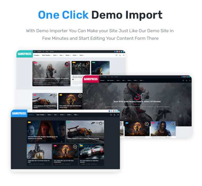 GamePress - Gaming News WordPress Theme - Features Image 3