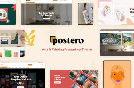 Leo Postero - Arts & Painting Prestashop Theme - Features Image 1