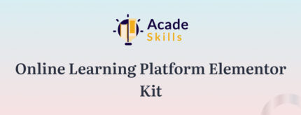 Acade Skills - Online Learning Platform Elementor Kit - Features Image 1