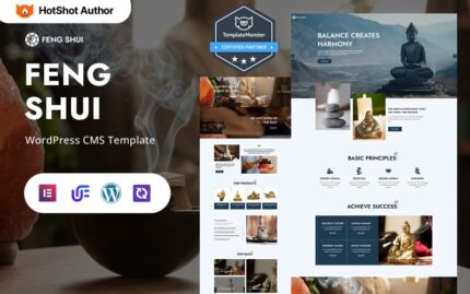 Feng Shui - Spiritual Wellness And Holistic Living WordPress Elementor Theme