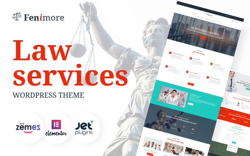 Fenimore - Law Firm WordPress Theme